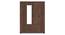 Hilton 4 Door Wardrobe (2 Drawer Configuration, With Mirror, With Lock, Chestnut Acacia Finish) by Urban Ladder - Ground View Design 1 - 882314