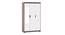 Miller 3 Door Wardrobe (Two-Tone Finish, With Mirror, Without Drawer Configuration, With Lock) by Urban Ladder - Ground View Design 1 - 882316