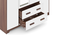 Miller 4 Door Wardrobe (Two-Tone Finish, 2 Drawer Configuration, With Mirror, With Lock) by Urban Ladder - Rear View Design 1 - 882343