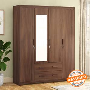 Srs New Arrivals Design Hilton Engineered Wood Door Wardrobe in Chestnut Acacia Finish