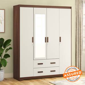 Almirah Design Miller Engineered Wood Door Wardrobe in Two Tone Finish