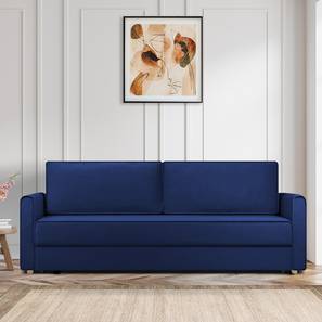 Sofa Cum Bed In Ahmedabad Design Leon 3 Seater Fold Out Sofa cum Bed In Navy Blue Colour
