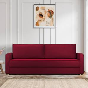 Sofa Cum Bed In Mumbai Design Leon 3 Seater Fold Out Sofa cum Bed In Maroon Colour