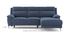 Emila Sectional Recliner (Blue, Right Aligned, Three Seater) by Urban Ladder - - 