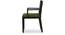 Aurelio Study Chair (Mahogany Finish, Olive) by Urban Ladder - Side View Design 1 - 88366