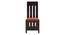 Sinai Solid Wood Dining  Chair - Set of 2 (Mahogany Finish, Lava) by Urban Ladder - - 