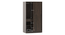 Jaden Engineered Wood 2 Door Sliding Wardrobe Without Mirror In Classic Walnut Finish (Californian Walnut Finish) by Urban Ladder - - 