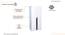 Nelson Engineered Wood Wardrobe (White Finish) by Urban Ladder - Front View Design 1 - 884816