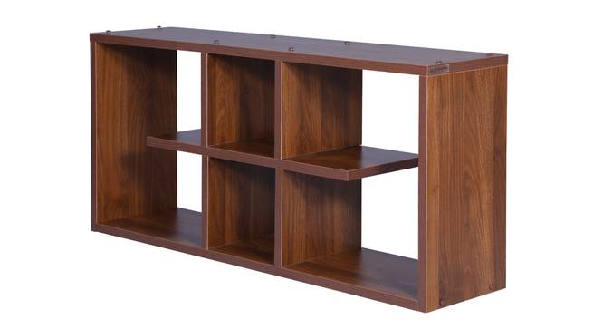 Henry Engineered Wood Bookshelf (Columbian Walnut Finish) by Urban Ladder - Front View Design 1 - 884819