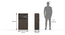 Miles Engineered Wood Bookshelf (Californian Walnut Finish) by Urban Ladder - - 