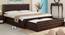 Rickman King Size With Drawer And Box Storage (King Bed Size, Brown Finish) by Urban Ladder - - 885307