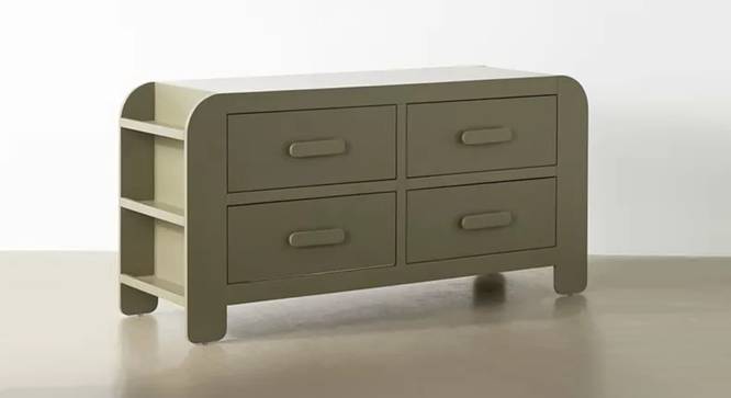 lyon chest of drawers solid wood matte finish (Matte Finish) by Urban Ladder - - 