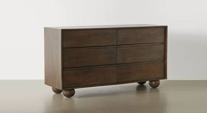 mahe chest of drawers solid wood matte finish (Matte Finish) by Urban Ladder - - 