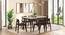 Lunar Grey Mirage Marble Top 6 Seater Dining Table With Set Of 6 Gordon Dining Chairs In Mahogany (Mahogany Finish, White) by Urban Ladder - - 885462
