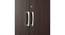 Housen Engineered Wood 4 Door Wardrobe in Walnut Finish (Walnut Finish) by Urban Ladder - Front View Design 1 - 885627