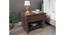 Yuko Engineered Wood Bedside Table with One Drawer in Columbia Walnut Finish (Walnut Finish) by Urban Ladder - Cross View Design 1 - 885695