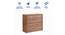 Yuko Wide Engineered Wood Chest of 5 Drawers in Columbia Walnut Finish (Walnut Finish) by Urban Ladder - Cross View Design 1 - 885698