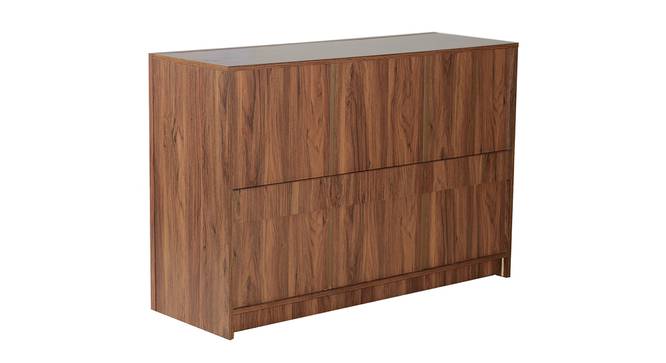 Yuko Engineered Wood Chest of 8 Drawers in Columbia Walnut Finish (Walnut Finish) by Urban Ladder - Cross View Design 1 - 885699