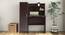 Nakamura Engineered Wood Study Table with Cabinet in Dark Brown Finish (Dark Brown Finish) by Urban Ladder - Cross View Design 1 - 885702