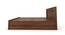 Taro Engineered Wood King Size Box Storage Bed In Walnut Finish (Walnut Finish, King Bed Size, Hydraulic Storage Type) by Urban Ladder - Front View Design 1 - 885703