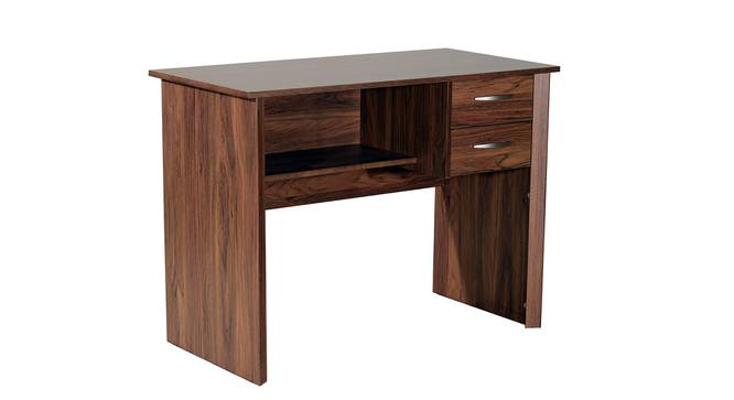 Yuko Engineered Wood Study Table with Two Drawers in Columbia Walnut Finish (Walnut Finish) by Urban Ladder - Front View Design 1 - 885712