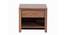 Yuko Engineered Wood Bedside Table with One Drawer in Columbia Walnut Finish (Walnut Finish) by Urban Ladder - Rear View Design 1 - 885717