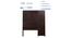 Nakamura Engineered Wood Study Table with Cabinet in Dark Brown Finish (Dark Brown Finish) by Urban Ladder - Rear View Design 1 - 885724