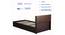 Takeo Engineered Wood Single Bed in Walnut Finish (Walnut Finish, Single Bed Size, Box Storage Type) by Urban Ladder - Design 1 Side View - 885726