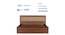 Yuko Engineered Wood Upholstered King Size Bed in Columbia Walnut Finish with Hydraulic Storage (Walnut Finish, King Bed Size, Hydraulic Storage Type) by Urban Ladder - Design 1 Side View - 885727