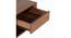 Yuko Engineered Wood Bedside Table with One Drawer in Columbia Walnut Finish (Walnut Finish) by Urban Ladder - Design 1 Side View - 885728