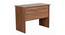Yuko Engineered Wood Study Table with Two Drawers in Columbia Walnut Finish (Walnut Finish) by Urban Ladder - Design 1 Side View - 885735