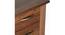 Yuko Engineered Wood Study Table with Two Drawers in Columbia Walnut Finish (Walnut Finish) by Urban Ladder - Design 1 Close View - 885746