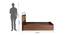 Yuko Engineered Wood Upholstered King Size Bed in Columbia Walnut Finish with Hydraulic Storage (Walnut Finish, King Bed Size, Hydraulic Storage Type) by Urban Ladder - Design 1 Dimension - 885750