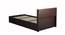 Takeo Engineered Wood Single Bed in Walnut Finish (Walnut Finish, Single Bed Size, Box Storage Type) by Urban Ladder - - 