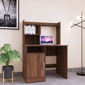 Direct Factory To Home Symphoney Design Engineered Wood Study Table in Walnut Finish