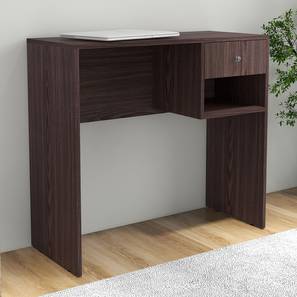 Study Table Design Engineered Wood Study Table in Wenge Finish