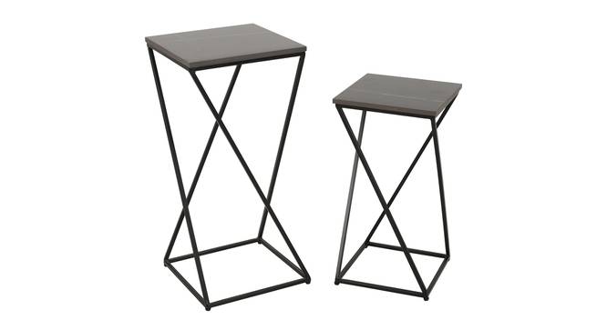 philip metal end table black finish (Black Finish) by Urban Ladder - Front View Design 1 - 886336