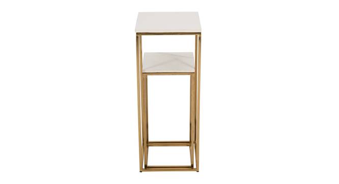 scala metal end table gold finish (Gold Finish) by Urban Ladder - Front View Design 1 - 886339