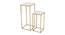 scala metal end table gold finish (Gold Finish) by Urban Ladder - Rear View Design 1 - 886353