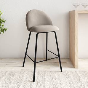 New Arrivals Dining Room Furniture Design Derby Fabric Bar Stool in Ash Grey
