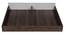 Rafael Storage Unit (Queen Bed Size, Box Storage Type, Frosty White & Columbian Walnut Finish) by Urban Ladder - - 