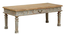 Athens solid wood coffee table in grey finish (Grey Finish) by Urban Ladder - Front View Design 1 - 886709