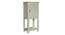 claire solid wood single door cabinet in White finish (White Finish) by Urban Ladder - Front View Design 1 - 886711