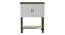 wollman solid wood cabinet in White distress finish (White Finish) by Urban Ladder - Design 1 Side View - 886731