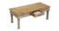 Athens solid wood coffee table in grey finish (Grey Finish) by Urban Ladder - Rear View Design 1 - 886759