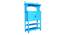 parker solid wood cabinet in blue finish (Blue Finish) by Urban Ladder - Front View Design 1 - 886790