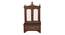 zabu solid wood prayer cabinet in brown finish (Brown Finish) by Urban Ladder - Design 1 Side View - 886809