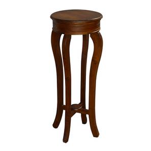 saffron arts & crafts Round Solid Wood Coffee Table in Brown Finish-picture-11
