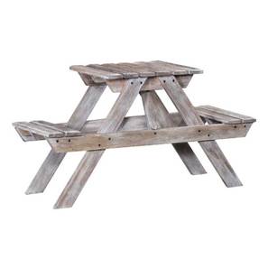Outdoor Table In Mumbai Design Parker Solid Wood Outdoor Table in White Colour