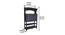 Nelio Solid Wood Cabinet In Grey Finish (Grey Finish) by Urban Ladder - Design 1 Dimension - 886916